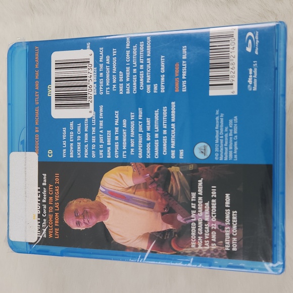 JIMMY BUFFET LIVE From Las Vegas 2011, Blu Ray + CD, Factory Sealed - Picture 4 of 14